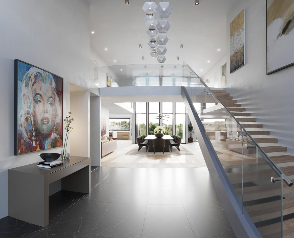 Customer Home Foyer, Los Angeles 1 Customer Home Foyer, Los Angeles 1